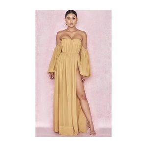 House of CB “Marlena” Maxi dress Mustard